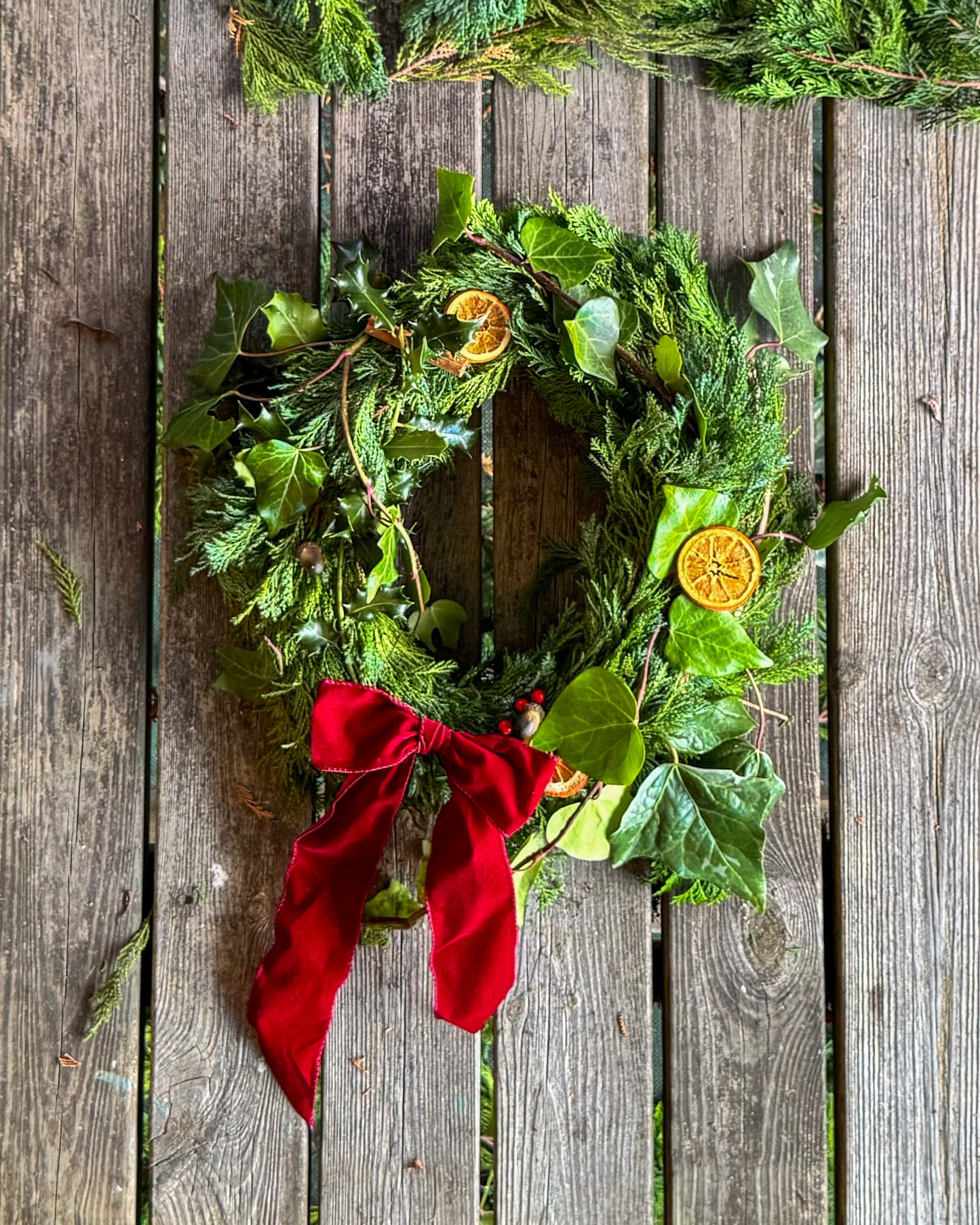 The Burton Wreath Kit – Fresh DIY Christmas Wreath (Optional Moss Upgrade)