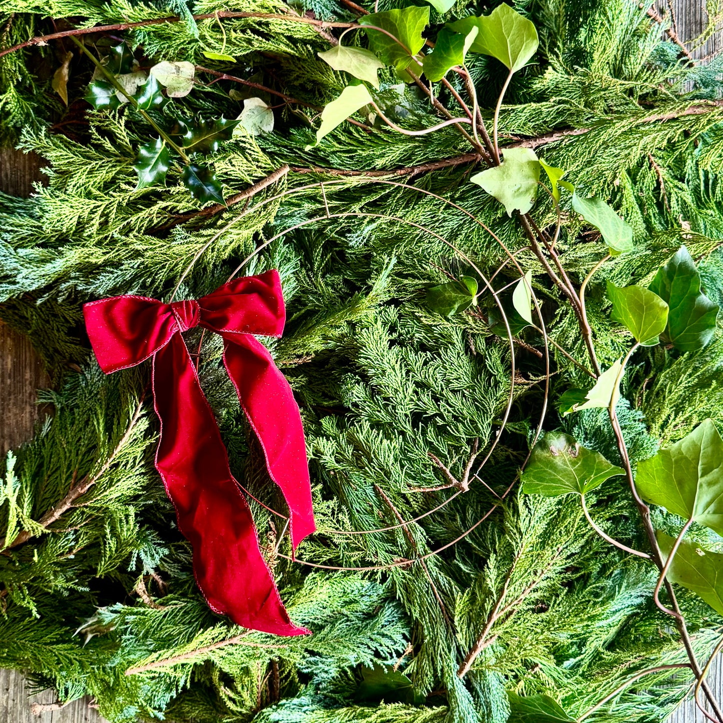 The Burton Wreath Kit – Fresh DIY Christmas Wreath (Optional Moss Upgrade)